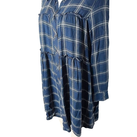 Checked Mini Shirt Dress 🤍 - Picture 7 of 16